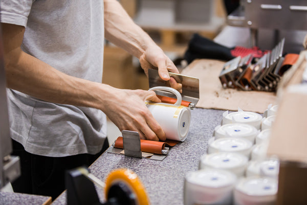 Mugs production in progress