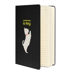 Load image into Gallery viewer, Terrier Dog Hardcover Bound Notebook - &quot;Consistency is key&quot;
