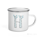 Load image into Gallery viewer, Alphabet H Enamel Mug / Letter Cup Mug
