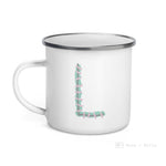 Load image into Gallery viewer, Alphabet L Enamel Mug / Letter Cup Mug
