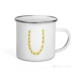 Load image into Gallery viewer, Alphabet U Enamel Mug / Letter Cup Mug
