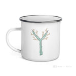 Load image into Gallery viewer, Alphabet Y Enamel Mug / Letter Cup Mug
