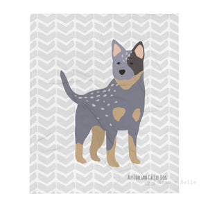 Australian Cattle Dog Blanket Cushions