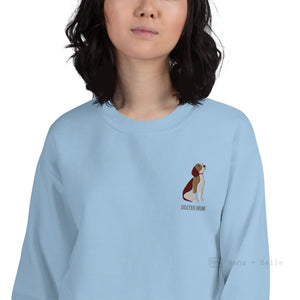 Beagle Embroidered Personalised Unisex Jumper