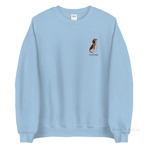 Beagle Embroidered Personalised Unisex Jumper