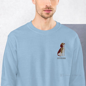 Beagle Embroidered Personalised Unisex Jumper