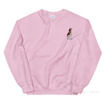 Load image into Gallery viewer, Beagle Embroidered Personalised Unisex Jumper Light Pink / S
