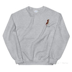 Load image into Gallery viewer, Beagle Embroidered Personalised Unisex Jumper Sport Grey / S
