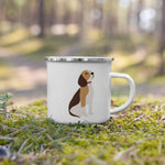 Load image into Gallery viewer, Beagle Dog Enamel Mug Mugs
