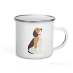 Load image into Gallery viewer, Beagle Dog Enamel Mug / Cup Mug
