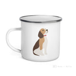 Load image into Gallery viewer, Beagle Dog Enamel Mug / Cup Mug
