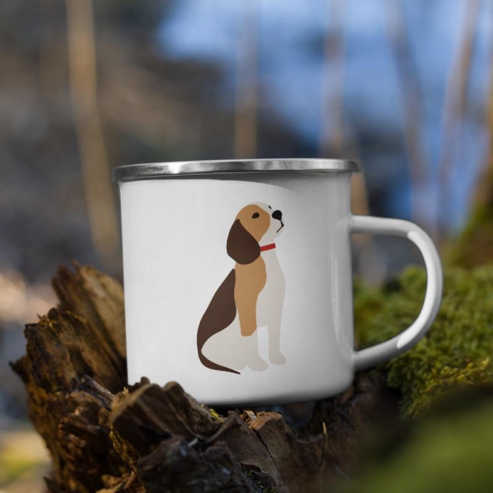 Beagle Dog Enamel Mug / Cup Mug