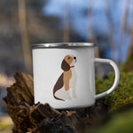 Load image into Gallery viewer, Beagle Dog Enamel Mug / Cup Mug
