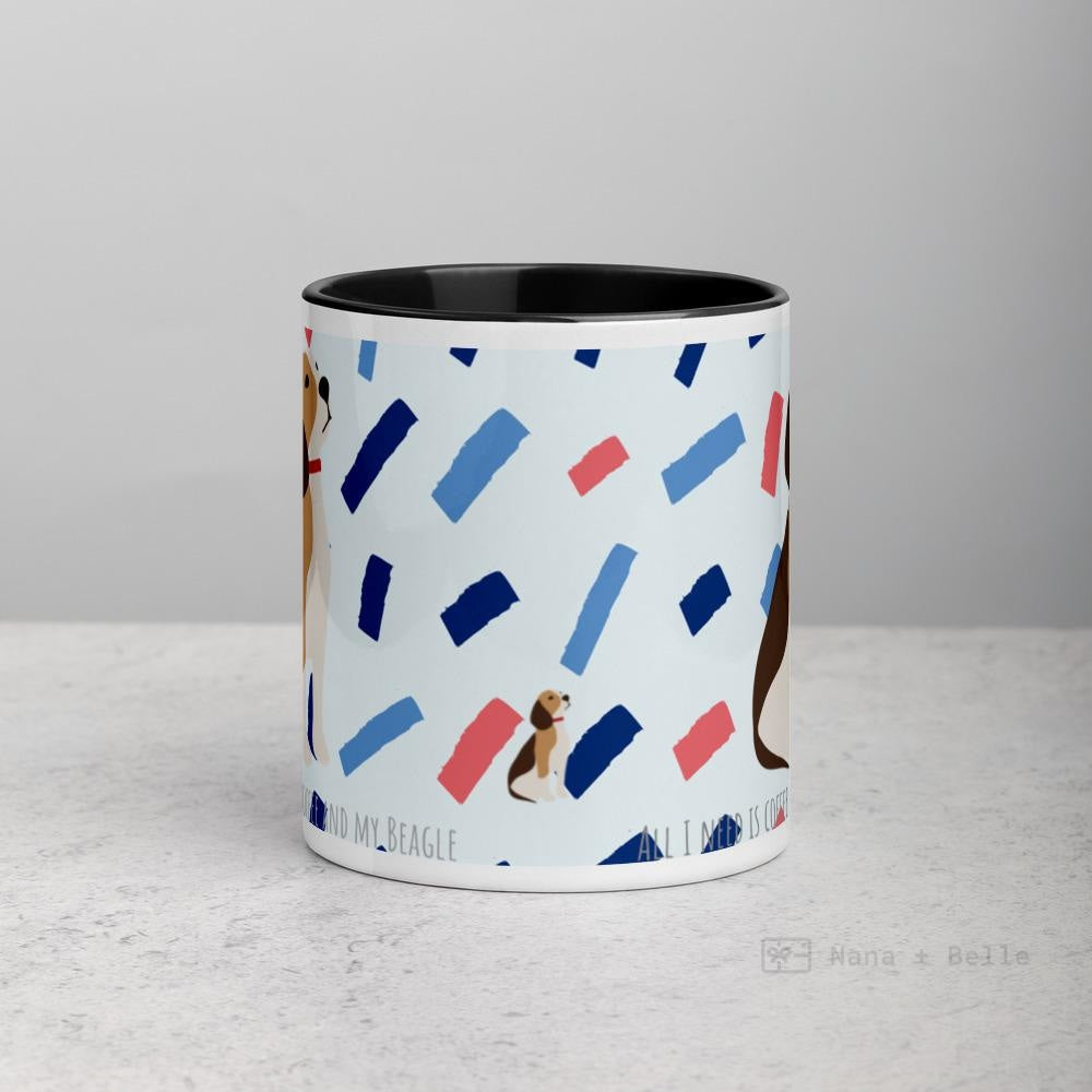 Beagle Mug With Colour Inside Mugs