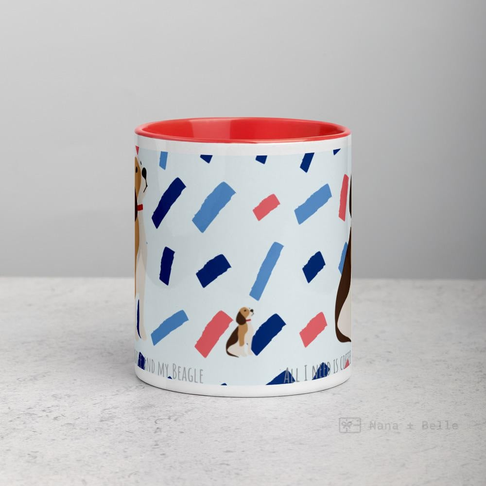 Beagle Mug With Colour Inside Mugs