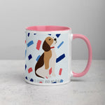 Load image into Gallery viewer, Beagle Mug With Colour Inside Mugs
