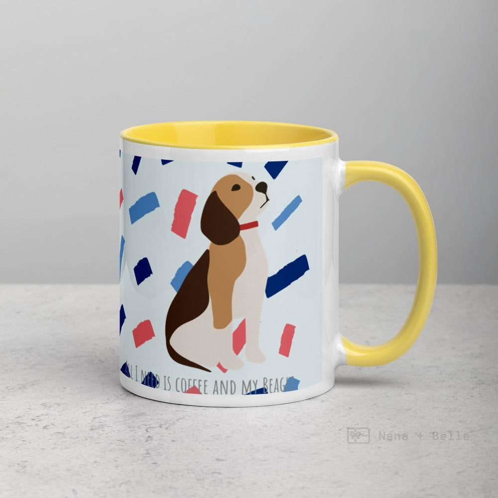 Beagle Mug With Colour Inside Mugs