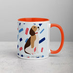 Load image into Gallery viewer, Beagle Mug With Colour Inside Mugs
