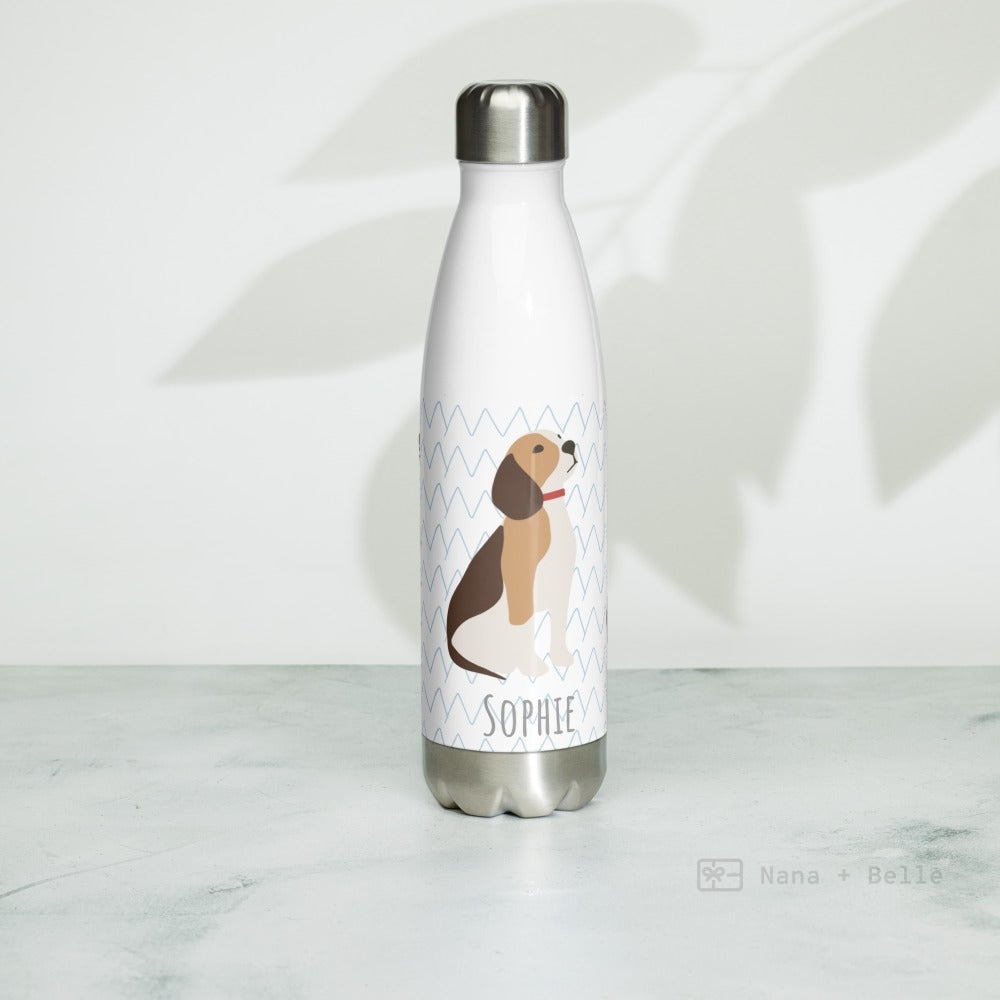 Beagle Stainless Steel Water Bottle Bottles