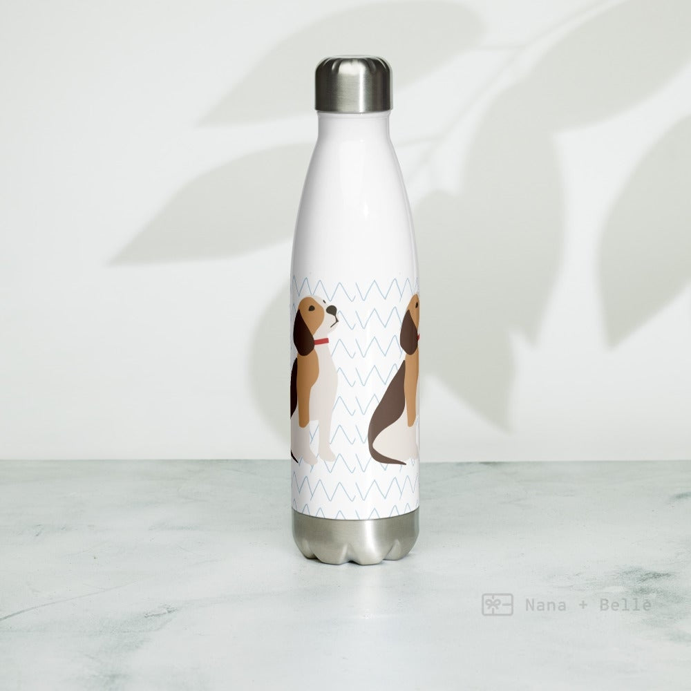 Beagle Stainless Steel Water Bottle Bottles