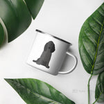 Load image into Gallery viewer, Black English Cocker Spaniel Dog Enamel Mug Mugs
