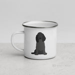 Load image into Gallery viewer, Black English Cocker Spaniel Dog Enamel Mug Mugs
