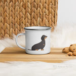 Load image into Gallery viewer, Black &amp; Tan Dachshund Dog Enamel Mug Mugs
