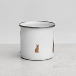 Load image into Gallery viewer, Black And Tan German Shepherd Enamel Mug / Cup Mugs
