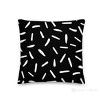 Load image into Gallery viewer, Black Love Abstract Square Cushion Cushions
