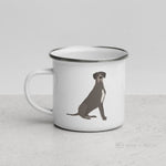 Load image into Gallery viewer, Blue Great Dane Dog Enamel Mug Mugs
