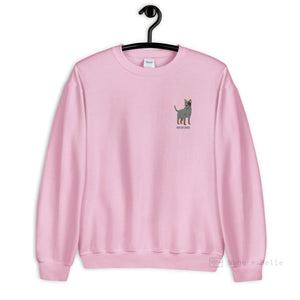 Blue Heeler Lover Unisex Embroidered Personalised Jumper Shirts & Tops