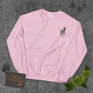 Blue Heeler Lover Unisex Embroidered Personalised Jumper Shirts & Tops