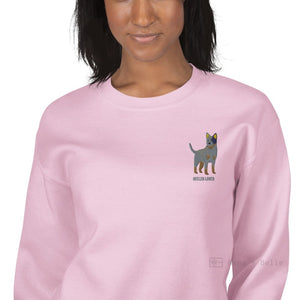 Blue Heeler Lover Unisex Embroidered Personalised Jumper Shirts & Tops