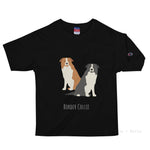 Load image into Gallery viewer, Border Collie Customised Champion T-Shirt Black / S
