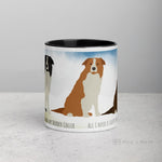 Load image into Gallery viewer, Border Collie Mug With Color Inside Mugs
