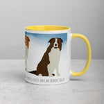 Load image into Gallery viewer, Border Collie Mug With Color Inside Mugs
