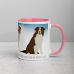 Load image into Gallery viewer, Border Collie Mug With Color Inside Mugs
