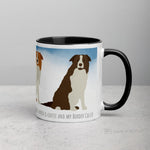 Load image into Gallery viewer, Border Collie Mug With Color Inside Mugs
