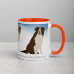 Load image into Gallery viewer, Border Collie Mug With Color Inside Mugs
