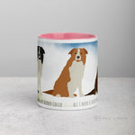 Load image into Gallery viewer, Border Collie Mug With Color Inside Mugs
