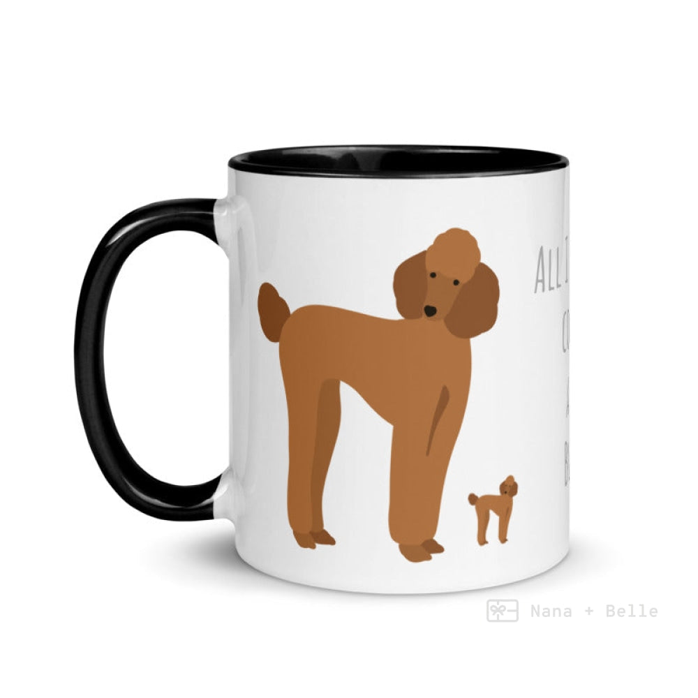 Brown Poodle Mug For Lovers