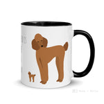 Load image into Gallery viewer, Brown Poodle Mug For Lovers
