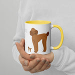 Load image into Gallery viewer, Brown Poodle Mug For Lovers Yellow
