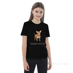 Load image into Gallery viewer, Chihuahua Customised Organic Cotton Kids T-Shirt Shirts &amp; Tops
