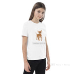 Load image into Gallery viewer, Chihuahua Customised Organic Cotton Kids T-Shirt Shirts &amp; Tops
