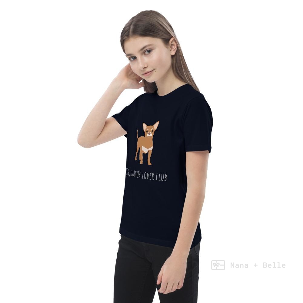 Chihuahua Customised Organic Cotton Kids T-Shirt Shirts & Tops