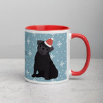 Load image into Gallery viewer, Christmas Pug Mug For Pug Lovers Red Mugs
