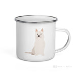 Load image into Gallery viewer, Cream Cairn Terrier Dog Enamel Mug Mugs
