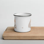 Load image into Gallery viewer, Cream French Bulldog / Frenchie Enamel Mug Mugs
