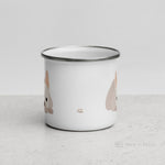 Load image into Gallery viewer, Cream French Bulldog / Frenchie Enamel Mug Mugs
